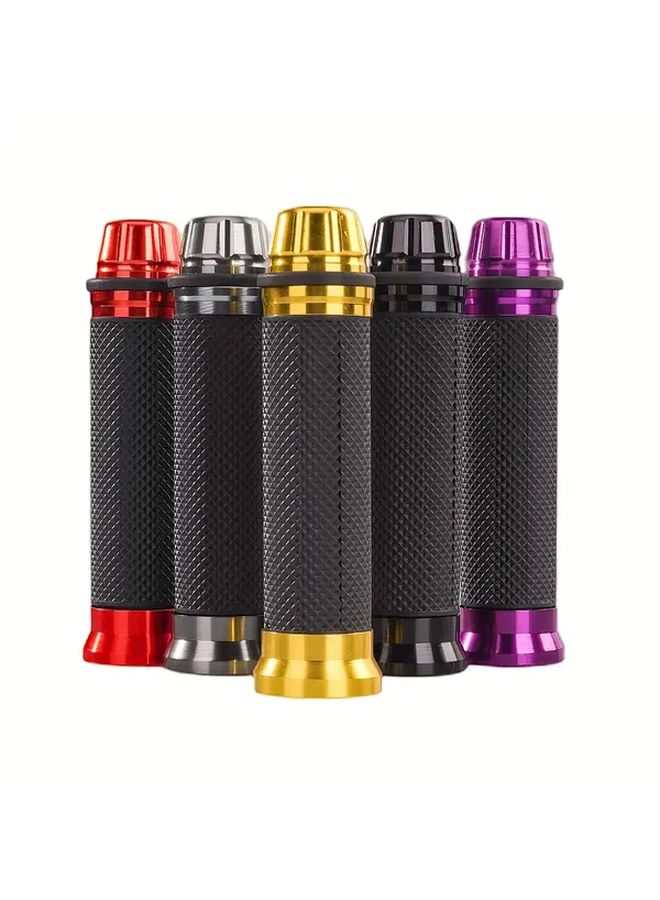 Titanium Motorcycle Handlebar Set Ergonomic Durable Alloy Rubber Grips For Bikes - Image 3